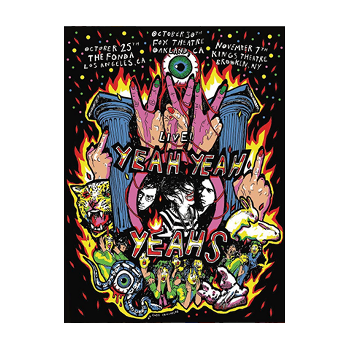 Fever To Tell Anniversary Show Poster