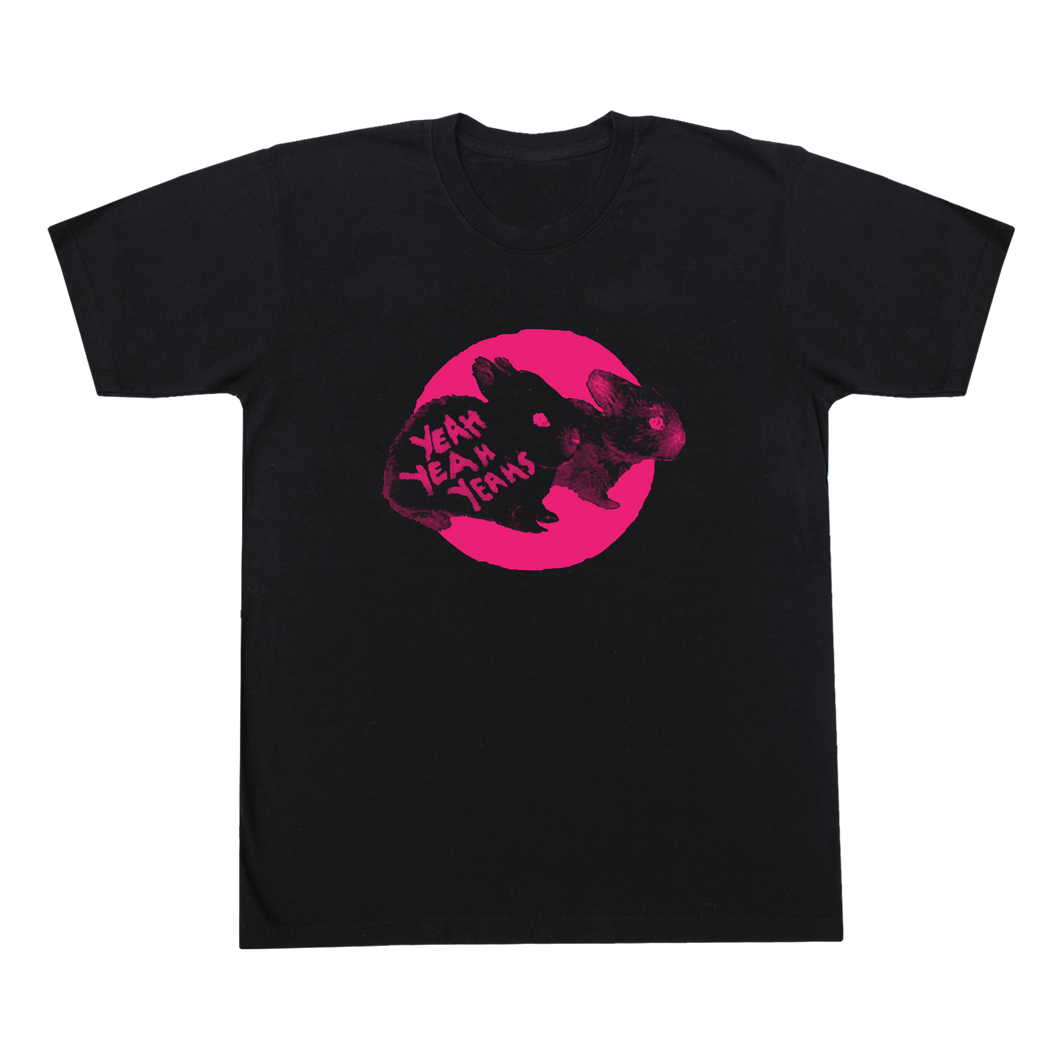 Fever To Tell Black Bunny Tee
