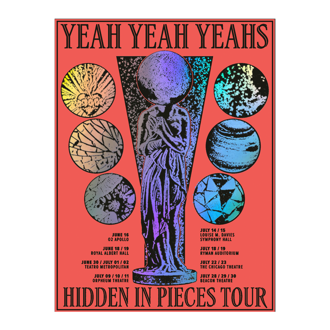 Hidden In Pieces 2025 Tour Poster - Holographic