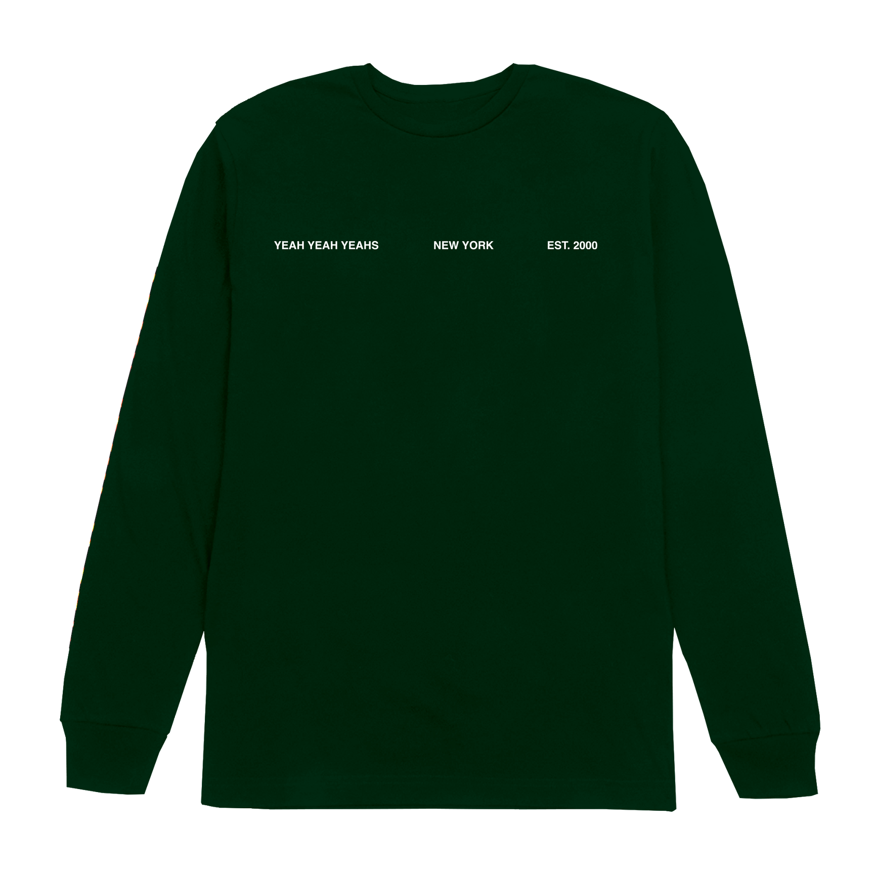Cool It Down YYY Long Sleeve T-Shirt - Dark Green – Yeah Yeah Yeahs