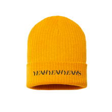 Load image into Gallery viewer, Cool It Down Mustard Beanie
